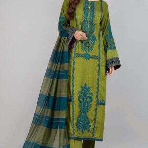 MARIA B 3pc Casual Winter Collection  CODE 7019