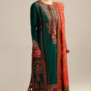 HUSSAIN REHAN 3pc Casual Winter Collection  CODE 7026