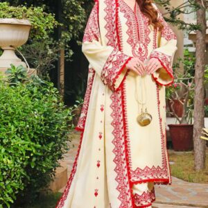 ANEELA 3pc Wedding Winter Collection Code:7229