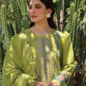 Presenting Rang Rasiya Brand Luxury Embroidered Article  Winter Collection 2025 Fabric Premium 3-piece Dhanak Suit with Wool Pashmina Embroidered Shawl