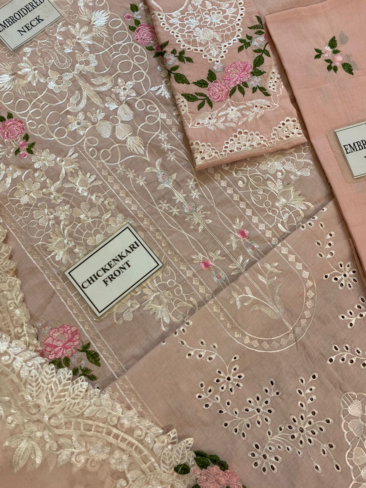 Brand :ELAAF CHICKENKARI COLLECTION SK FABRIC - Image 7