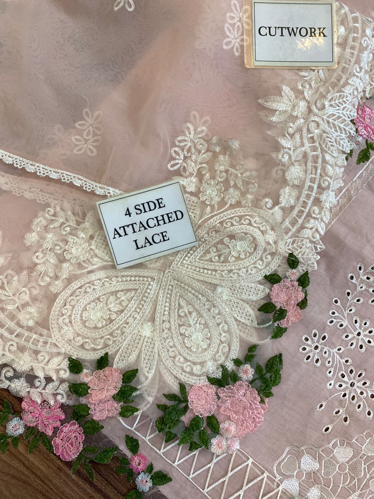 Brand :ELAAF CHICKENKARI COLLECTION SK FABRIC - Image 5