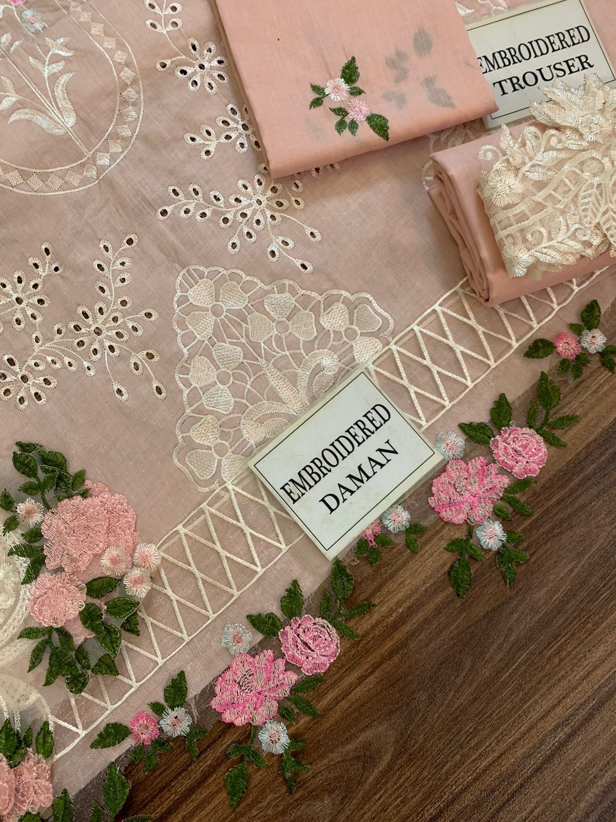 Brand :ELAAF CHICKENKARI COLLECTION SK FABRIC - Image 6