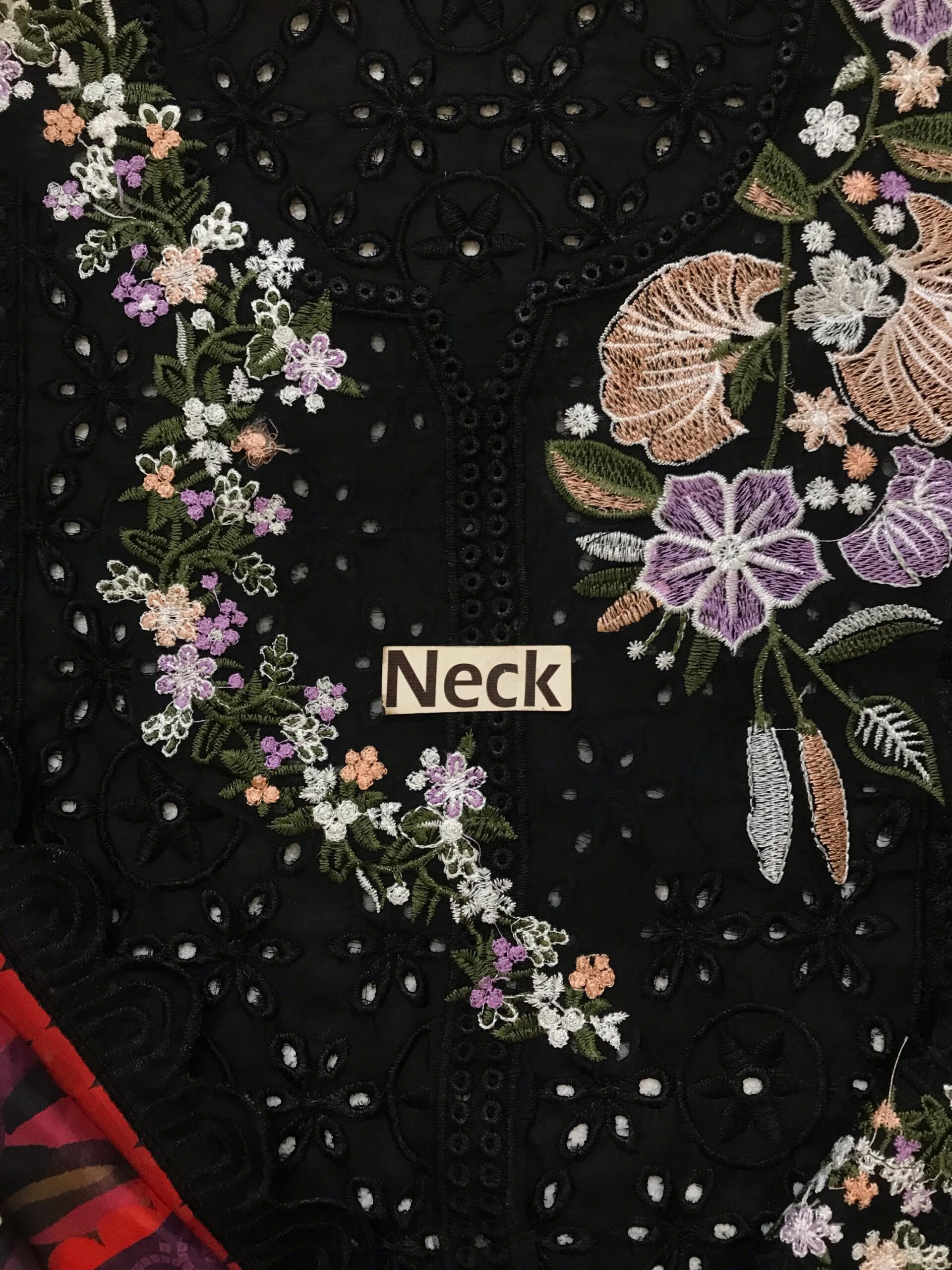 Lawn chickenkari full heavy embroidery work Brand :*MUSHQ* Lawn Collection - Image 9