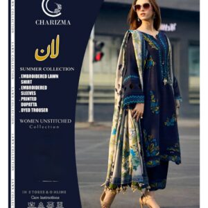 Lawn*CHARIZMA* 3pcs Summer Casual Collection Code:4017